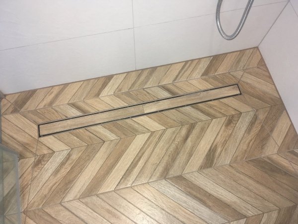 OKEDA Odpływ liniowy PRIME LINE 90cm - dwustronny - ruszt pod płytkę  20900.01
