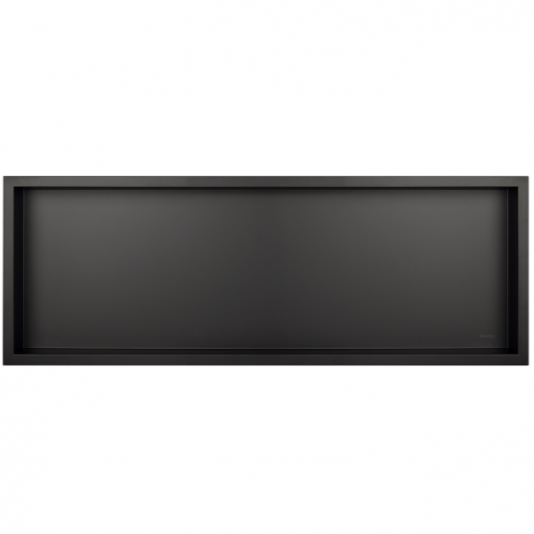 BALNEO Półka wnękowa z kołnierzem Balneo Wall Box One 90 x 30 x 10 cm, czarna