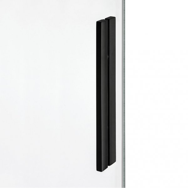 NEW TRENDY Drzwi prysznicowe przesuwne SOFTI BLACK 120x200 samodomykające EXK-3952