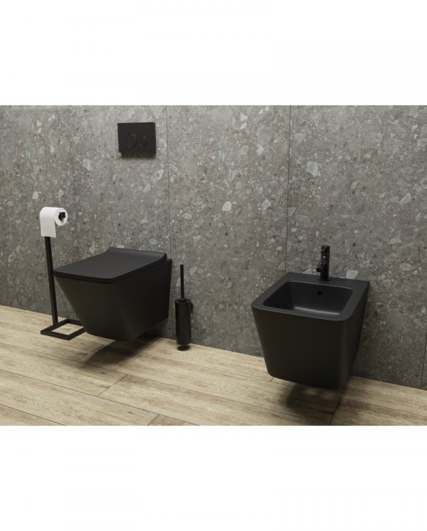 LAVITA Bidet wiszący Lago Black