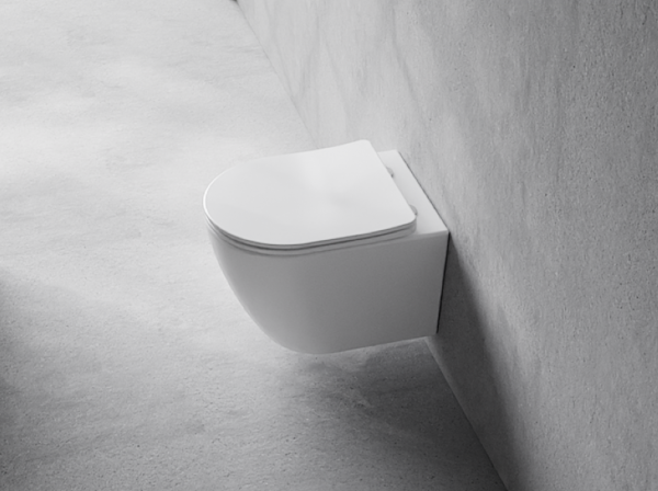 BESCO Miska WC Aspen White plus deska toaletowa wolnoopadająca Aspen Slim White #ZAS-B-DASB