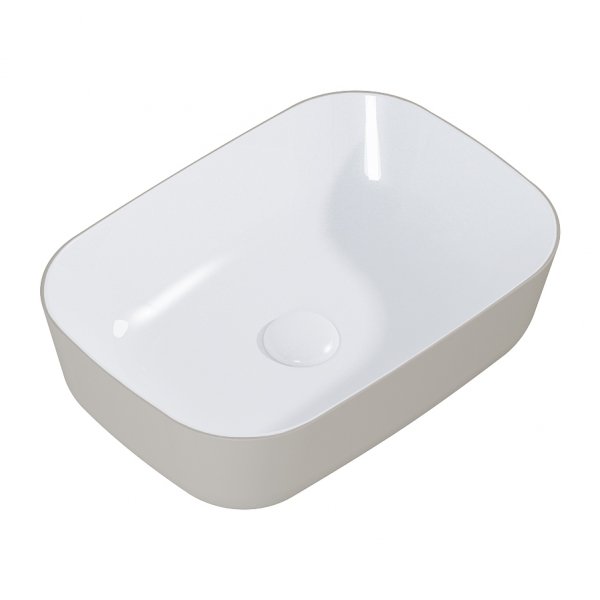 ELITA UMYWALKA NABLATOWA RENI BICOLOR WHITE HG / FUME MATT RE040460896140