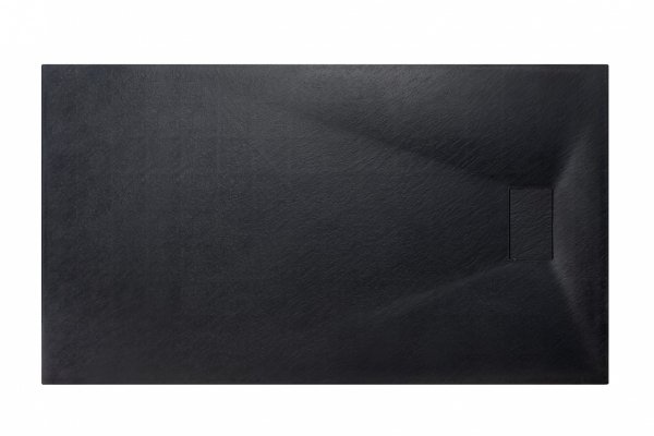 BESCO Brodzik prostokątny 140x90x3,2 Vexo Black 140 BVB-140-90-P