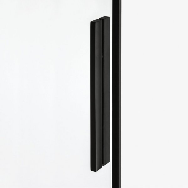 NEW TRENDY Drzwi prysznicowe przesuwne SMART BLACK 130x200 EXK-4112