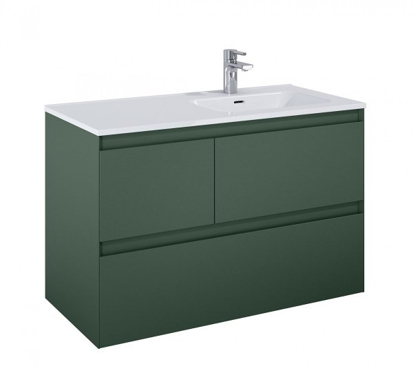 ELITA SZAFKA SPLIT 100 3S PRAWA FOREST GREEN MATT PDW 169012