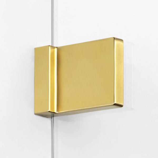 NEW TRENDY Kabina prysznicowa walk in Avexa Gold Brushed 110cm szkło 8mm EXK-7016