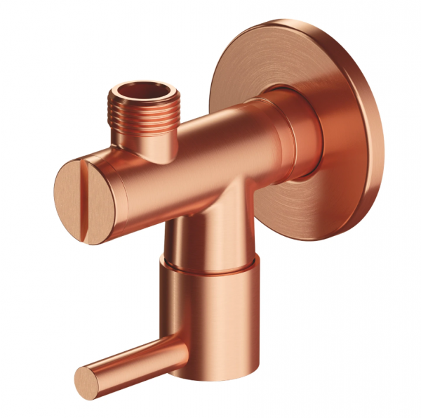 OMNIRES zawór kątowy miedź szczotkowana 8857CPB