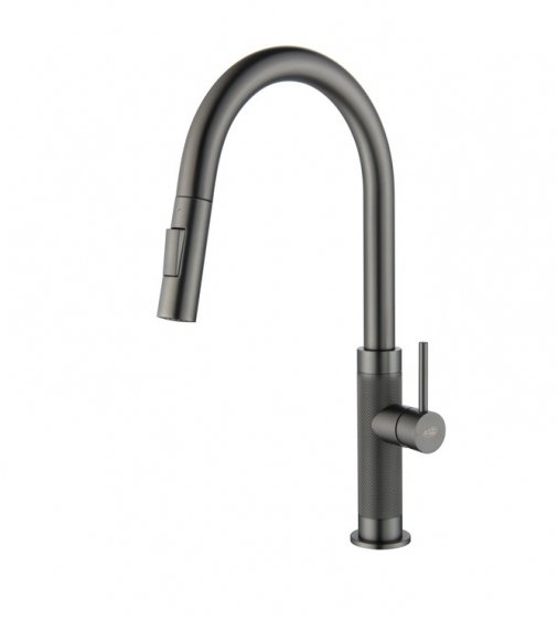 BLUE WATER Bateria kuchenna z wyciąganą wylewką Stinger grafit (Gun Metal)