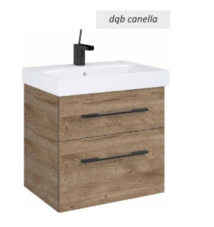 AQUAFORM - szafka podumywalkowa dwu szufladowa MADRID 80 dąb canella AQ.401-169123