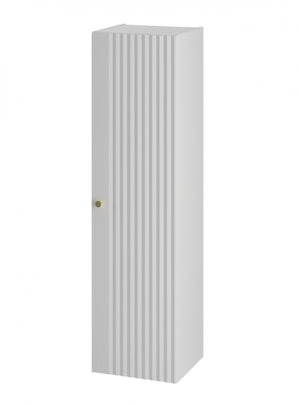 MEGSTYL Słupek Wysoki 1-drzwiowy 130cm Biały Mat  XILO-0000-0005835