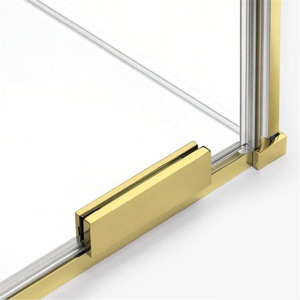 NEW TRENDY kabina prysznicowa narożna prostokątna Smart Light Gold złota 120x100 cm EXK-4240