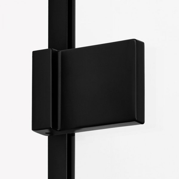 NEW TRENDY - Drzwi wnękowe prysznicowe AVEXA BLACK 100cm EXK-1550/51 