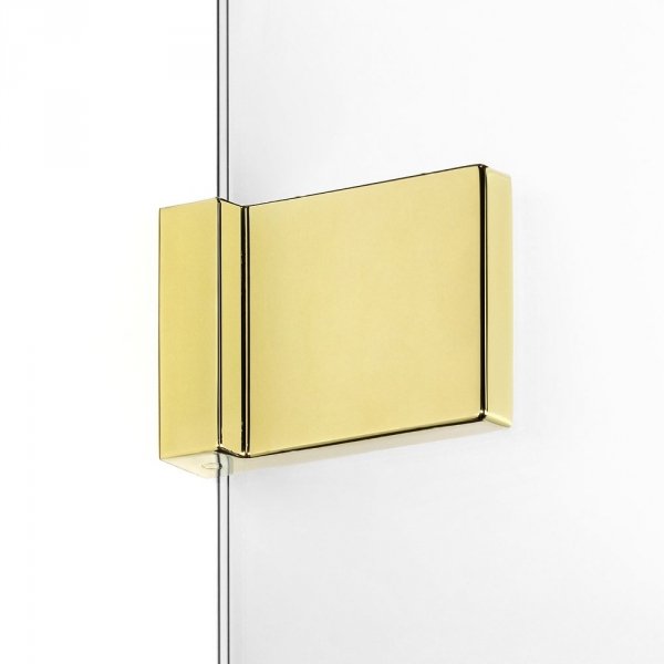 NEW TRENDY Kabina prysznicowa drzwi uchylne AVEXA GOLD SHINE Linia Platinium 90x80x200 EXK-1658/EXK-1659