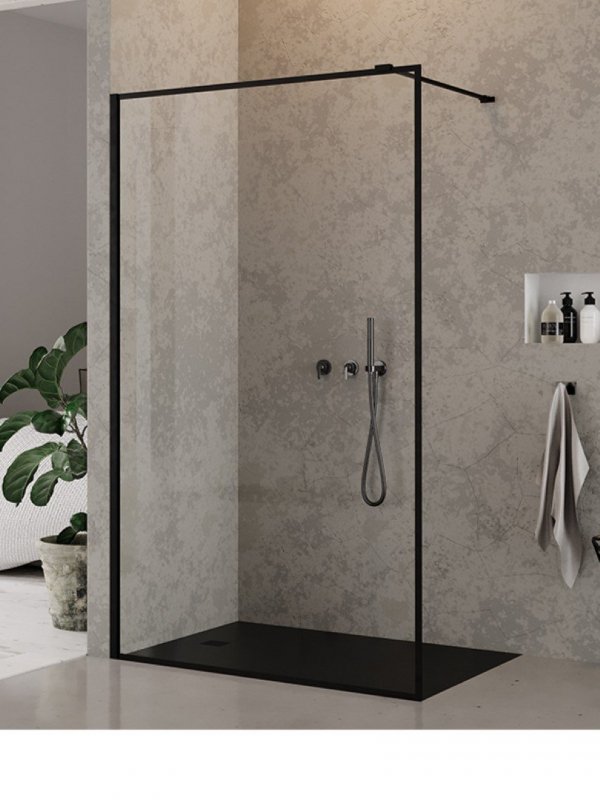 NEW TRENDY - Kabina Walk In New Modus BLACK 120X200 EXK-0108