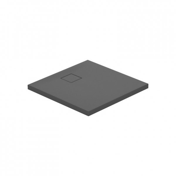 CERSANIT - brodzik kwadratowy TAKO Slim 80 x 4 szary mat + syfon  S932-161