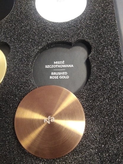 ARMATURA KRAKÓW KFA Bateria umywalkowa MOZA ROSE GOLD/MIEDŹ SZCZOTKOWANA 5034-010-34