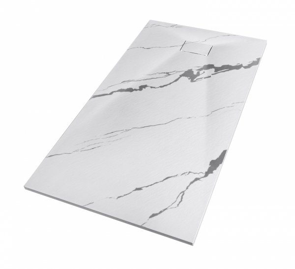 BESCO Brodzik prostokątny Vexo Marble 120x80 VM-120-80-P