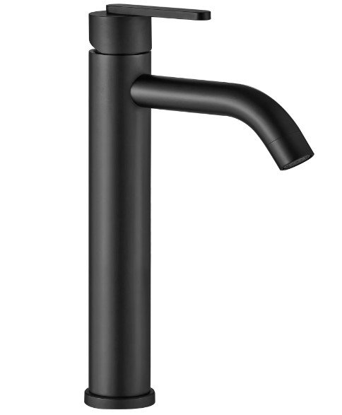 REA - Bateria umywalkowa ONTARIO Czarna Wysoka