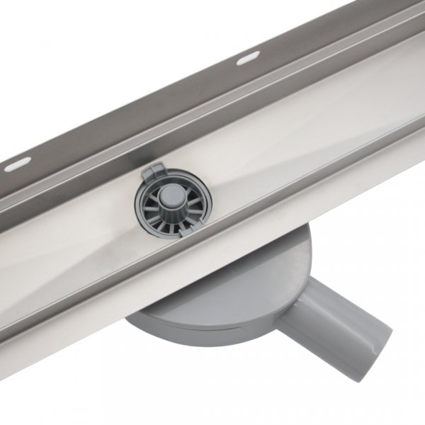 AQUALINE Odpływ przyścienny 2w1 z obrotowym syfonem 360° 90cm LSR04900