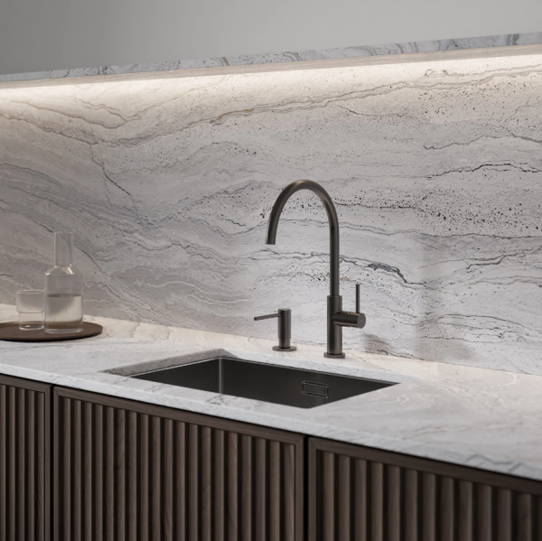 OMNIRES bateria kuchenna grafit szczotkowany Y1251GR