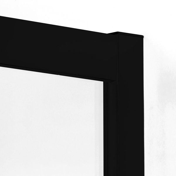 NEW TRENDY Kabina prysznicowa SUVIA BLACK 2D kwadratowa U 80x80x185 szkło czyste 5mm K-3564