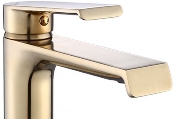 REA - Bateria umywalkowa HASS Gold/Złota Niska