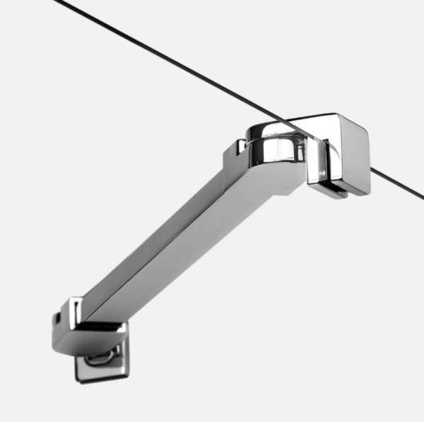 NEW TRENDY Kabina NESTA chrom 1D pięciokątna L 80x80x200 czyste 6mm Active Shield 2.0 K-3685