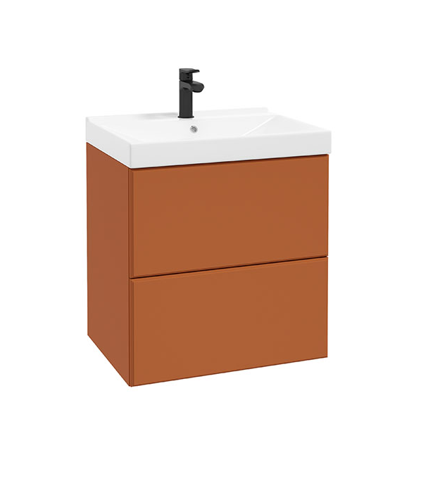 DEFTRANS szafka pod umywalkę z dwiema szufladami 60x60 Mo-re D60 bodega mat 291-D-06003