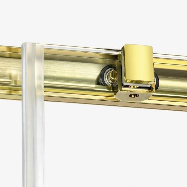 NEW TRENDY Kabina prysznicowa PRIME LIGHT GOLD drzwi przesuwne 110x90x200  D-0422A/D-0224B