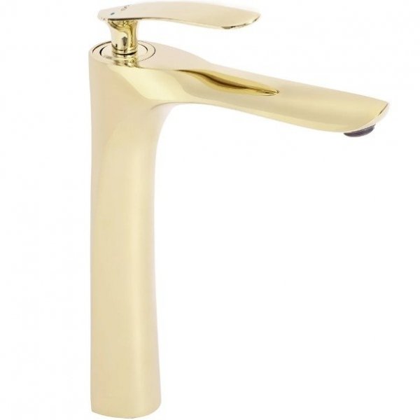 REA - Bateria umywalkowa ORBIT Gold / Złota Wysoka