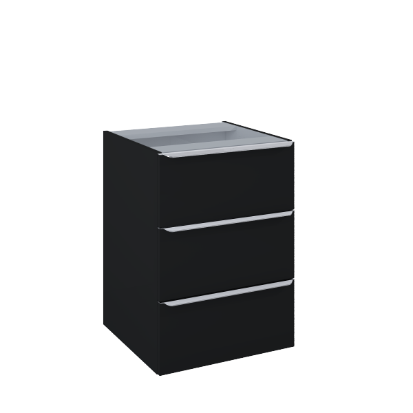ELITA SZAFKA KOMODA LOFTY 50 3S BLACK MATT 168306/RE080500127160