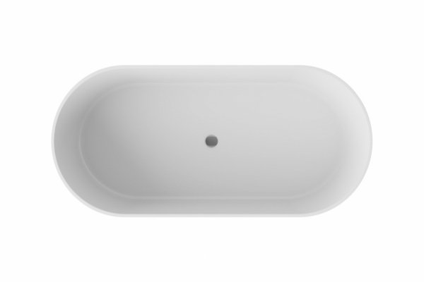 BESCO Wanna wolnostojąca Lova Glam 160x74 złota + klik-klak chrom #WWM-160LZKS