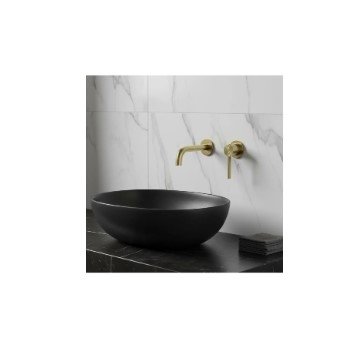 REA - Bateria umywalkowa podtynkowa FOSTER Złoty Szczotkowany