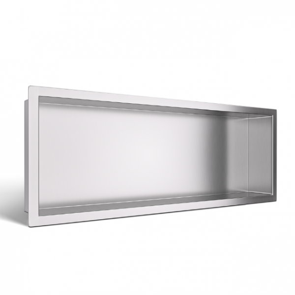 BALNEO WALL-BOX ONE Inox Półka wnękowa ze stali nierdzewnej 60x20x10 cm