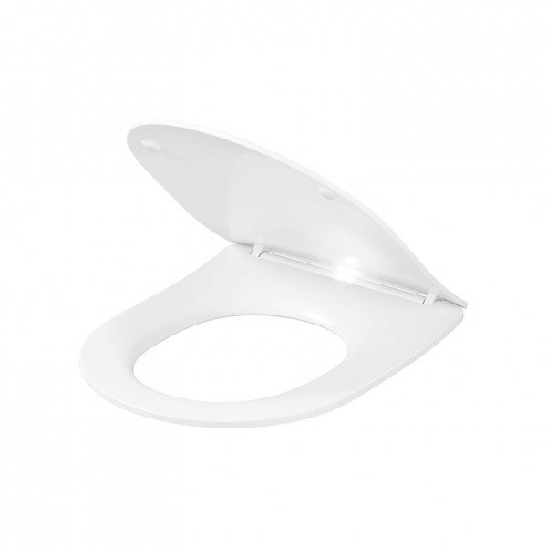 CERSANIT SET C821: MISKA ZAWIESZANA CITY PRO OVAL CERSANIT VORTEX Z DESKĄ DUROPLASTOWĄ MOONWAY SPOT SLIM PODŚWIETLANĄ LED S4004-137