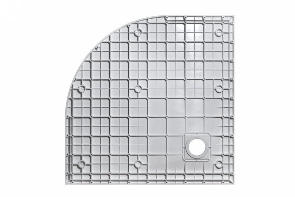 BESCO Brodzik półokrągły Vexo Marble 90x90 VM-90-90-P