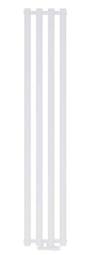 AQUAFORM - Grzejnik łazienkowy ASAMI pionowy 1500X512 625W / przył. dolne 50MM biały  GRŁ-G/A-1500X512-B