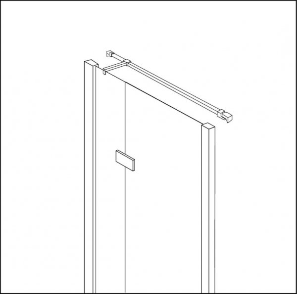 NEW TRENDY - Drzwi wnękowe New Renoma BLACK 80x195  D-0194A  PRAWE