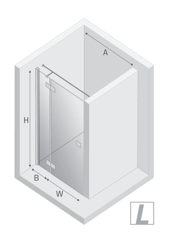 NEW TRENDY Drzwi wnękowe Reflexa 120x200 EXK-5065/EXK-5066