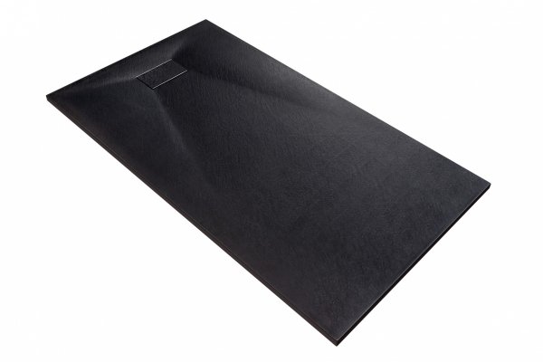 BESCO Brodzik prostokątny 150x90x3,2 Vexo Black 150 BVB-150-90-P