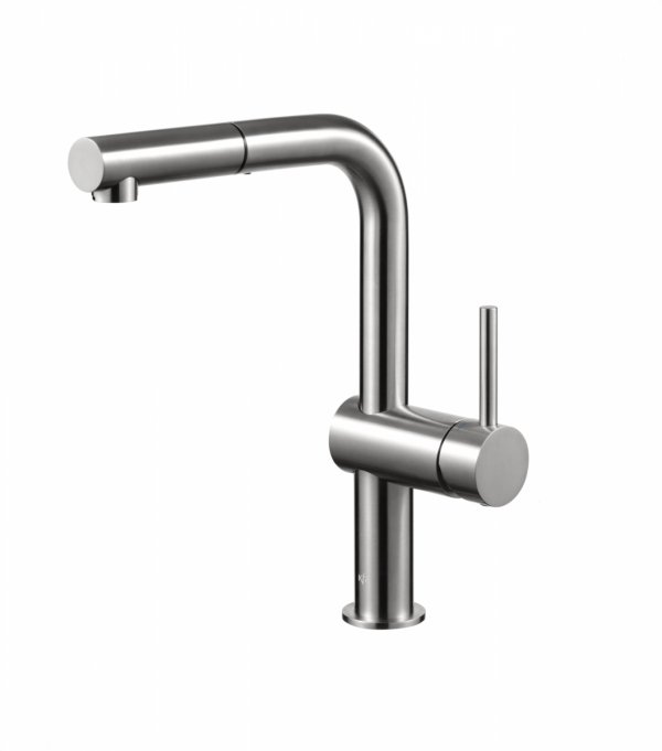 ARMATURA KRAKÓW KFA DUERO EDGE INOX bateria kuchenna z wyciąganą wylewką 6623-510-22