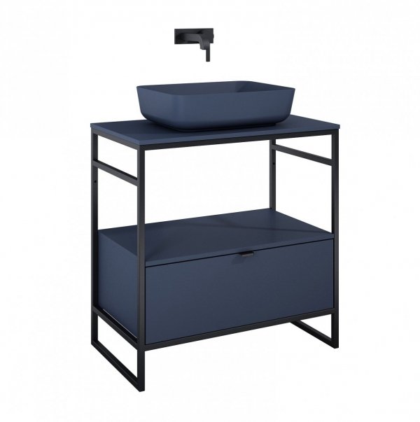ELITA SZAFKA INDUS 80 1S NAVY BLUE MATT DO STELAŻA 168754/RE010800077030