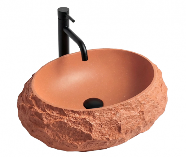 REA Umywalka nablatowa Rea Mika Terracotta