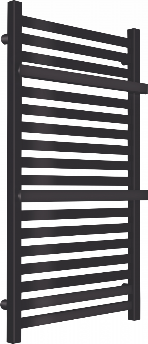 AQUAFORM - Grzejnik łazienkowy KUMIKO PLUS  500X530  czarny  AQ.801-252505