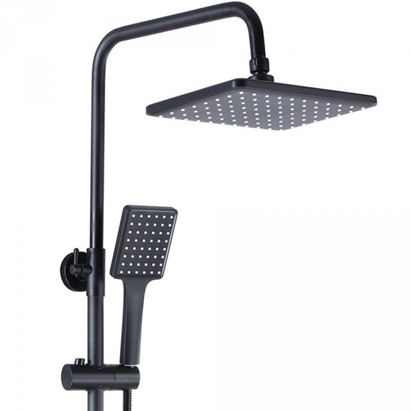 REA - Zestaw Prysznicowy Natryskowy HASS Black/Czarny