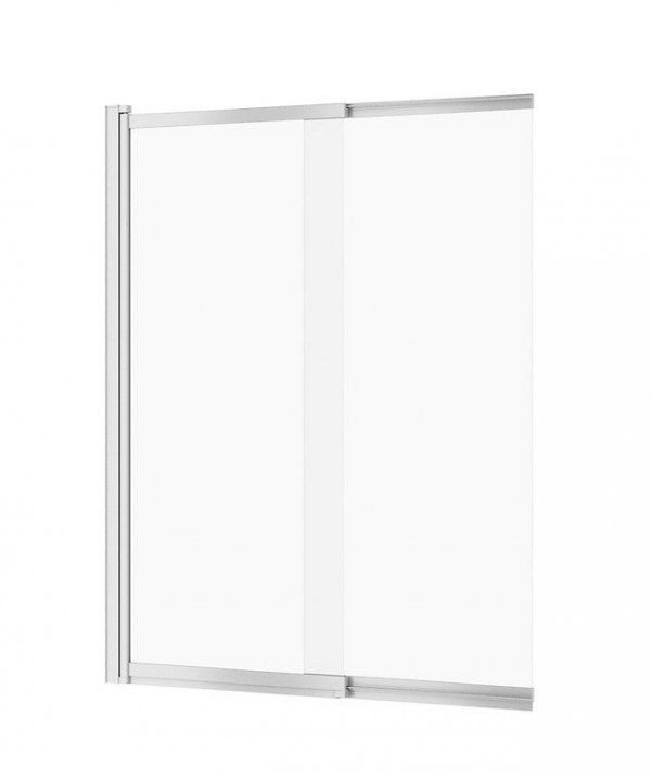 CERSANIT - Parawan nawannowy dwuskrzydłowy chrom LARGA 140x115  S932-141