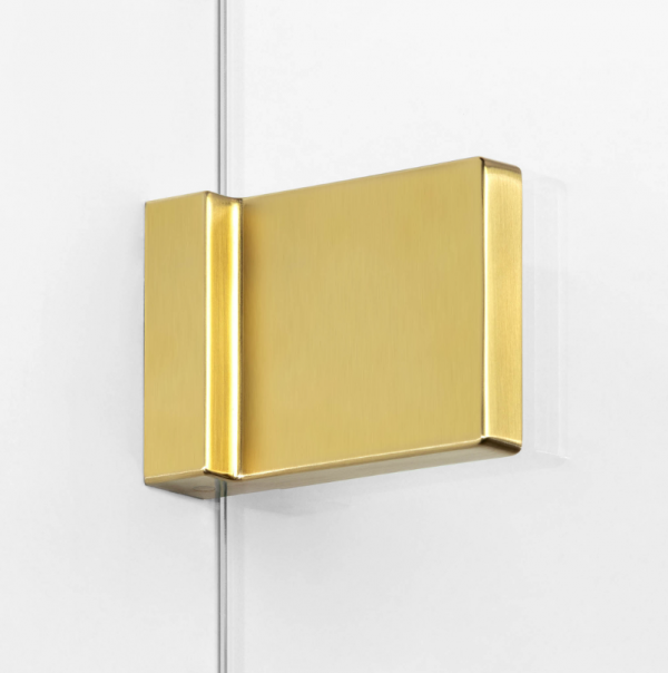 NEW TRENDY Kabina prysznicowa walk in Avexa Gold Brushed, jednoelementowa, z wieszakiem relingowym. Grubość szkła 8mm 60x200 EXK-7033