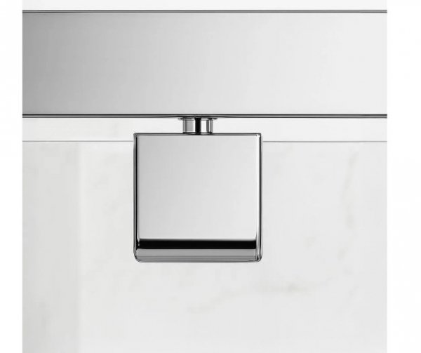 REA - Kabina Prysznicowa PRIMO SWING CHROM uchylne drzwi 90 + ścianka 100