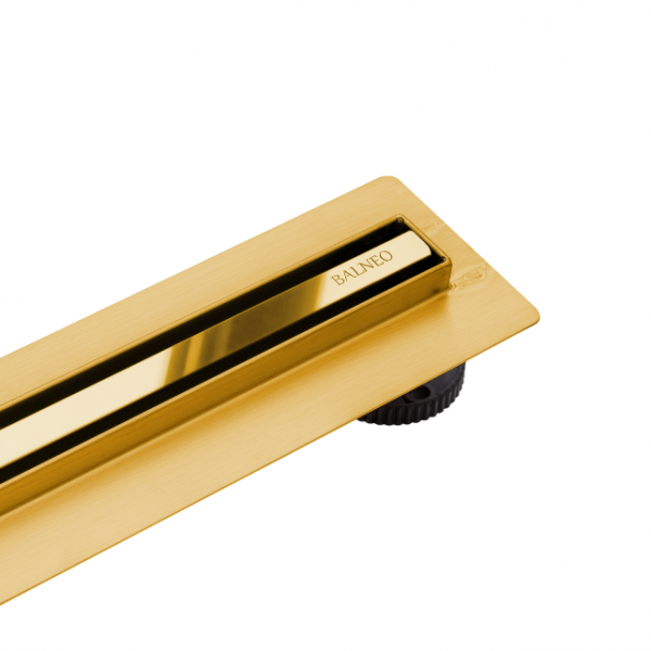 BALNEO Slim &amp; Low ProLine Mirror Gold Odpływ liniowy 60 cm złoty lustrzany