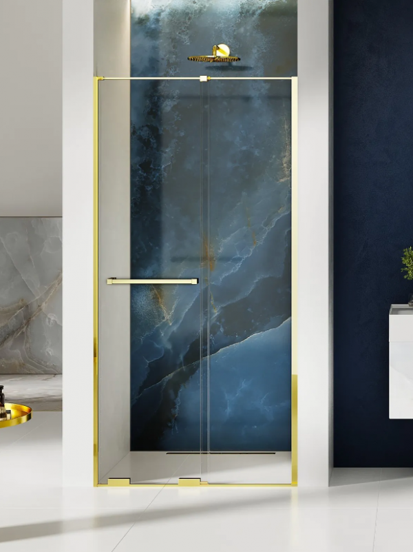 NEW TRENDY Drzwi wnękowe 170x200 Smart Light Gold, pojedyncze, reling EXK-6690